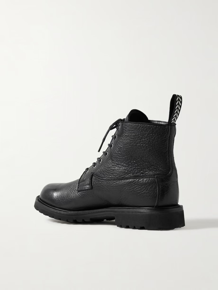 + Tricker’s Camilla textured-leather ankle boots