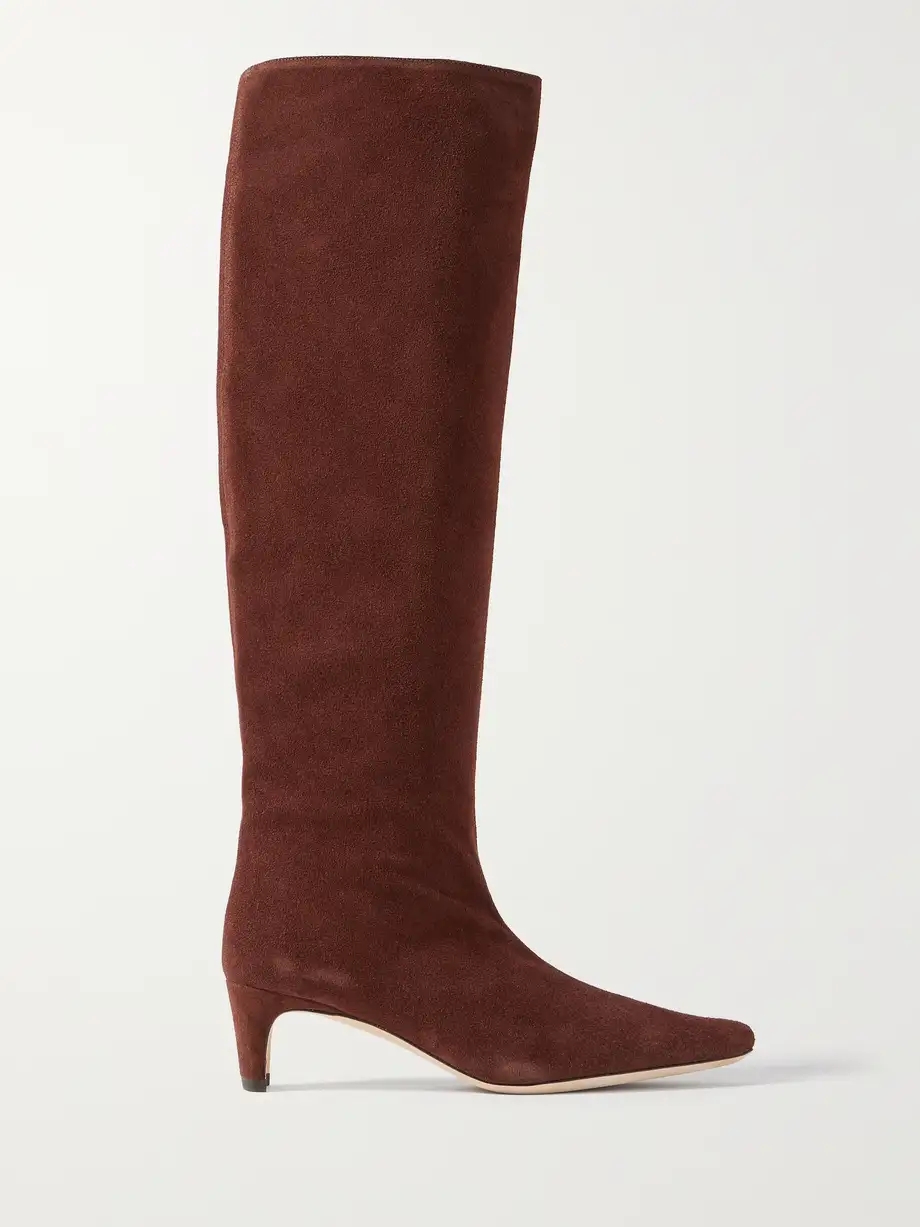 Wally suede knee boots