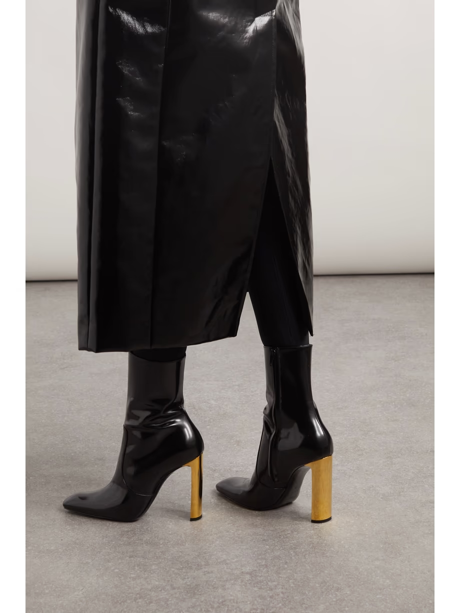 Auteuil patent-leather ankle boots