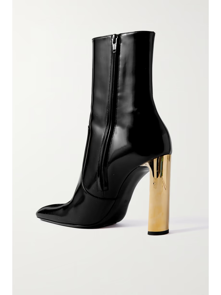 Auteuil patent-leather ankle boots