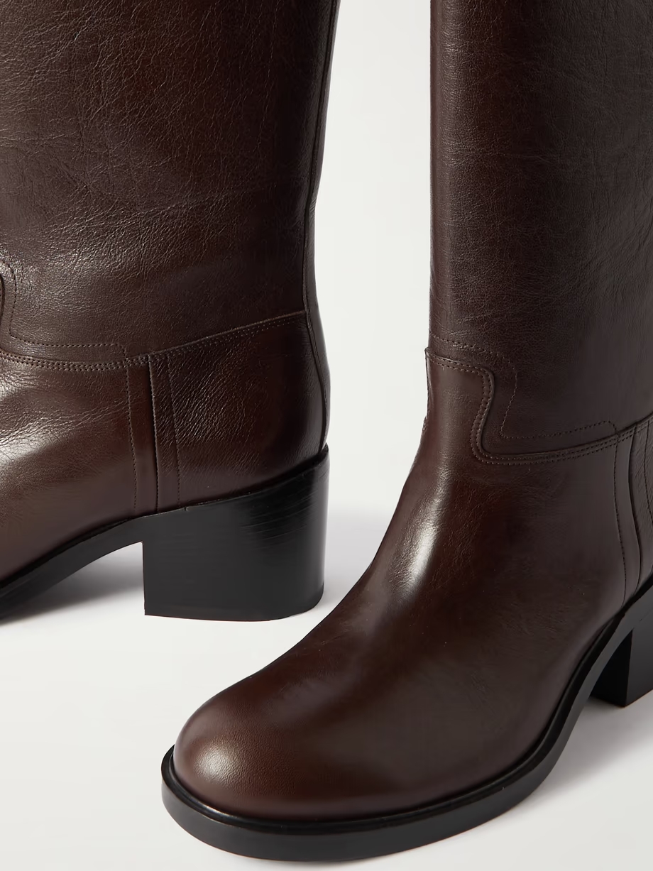 Grena leather knee boots