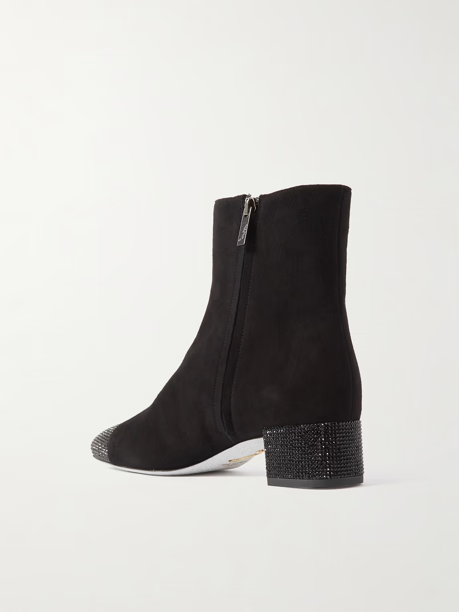 Bonnie embellished suede ankle boots