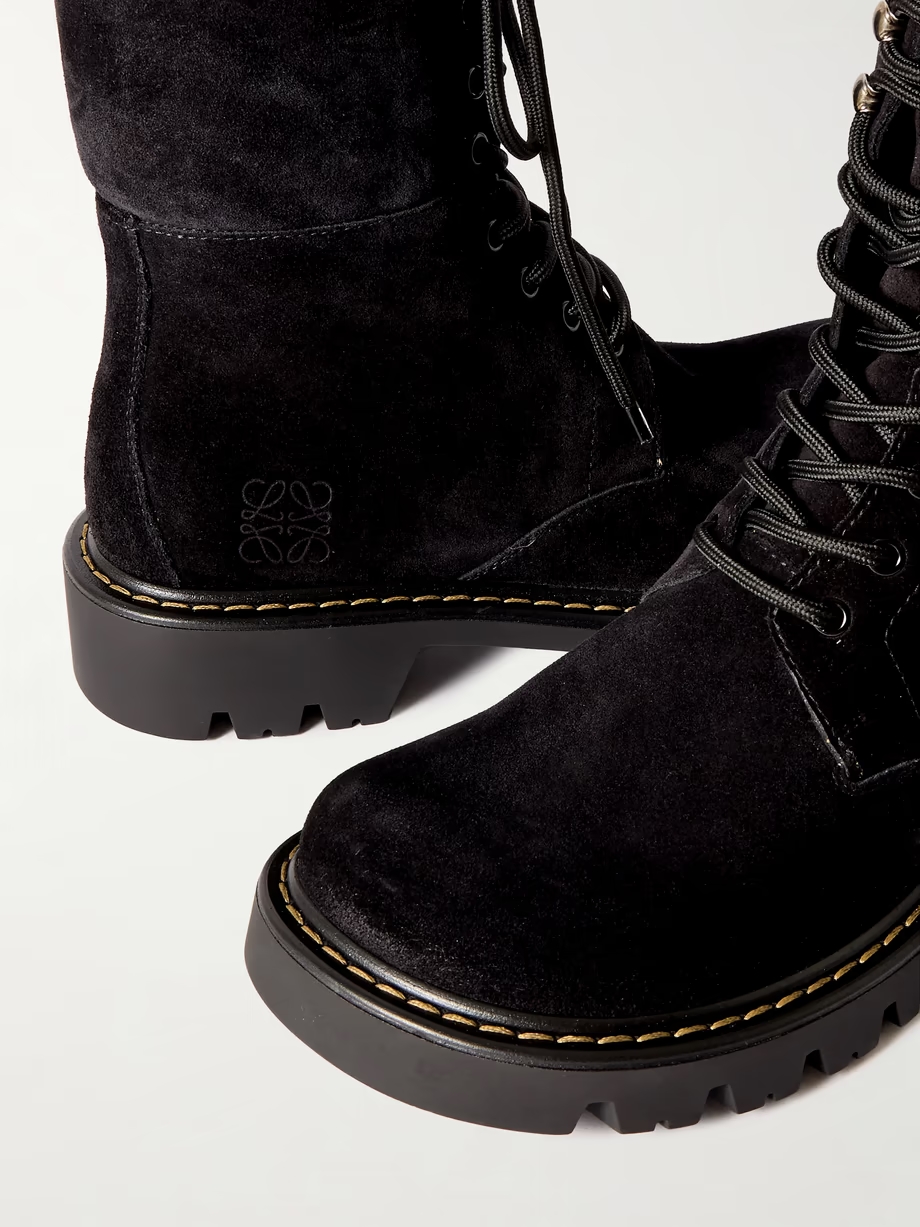 Sierra suede ankle boots