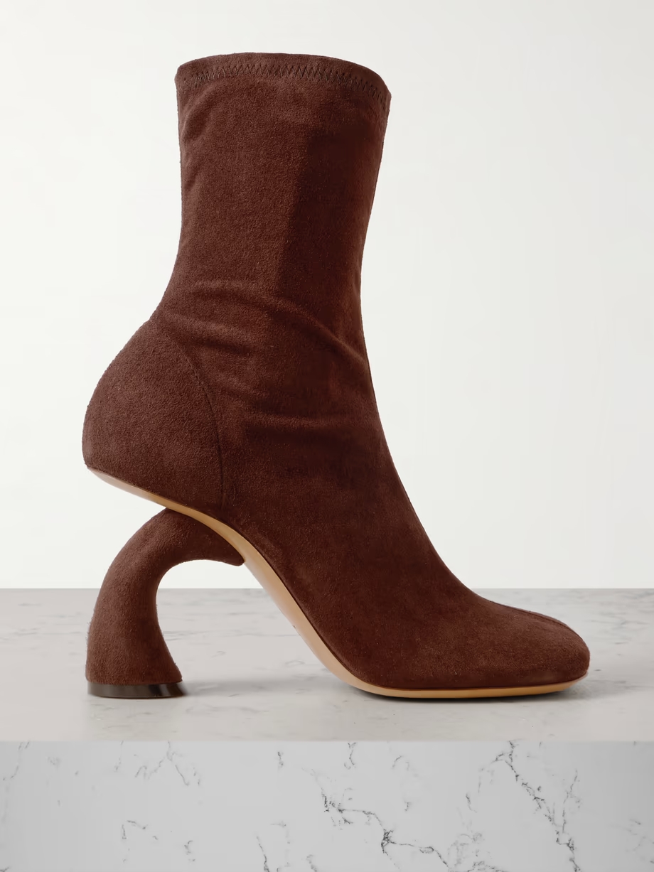 Suede ankle boots