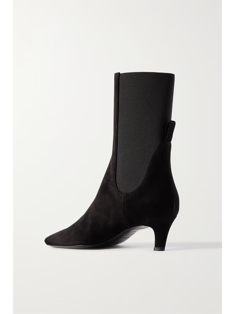 The Mid Heel suede Chelsea boots