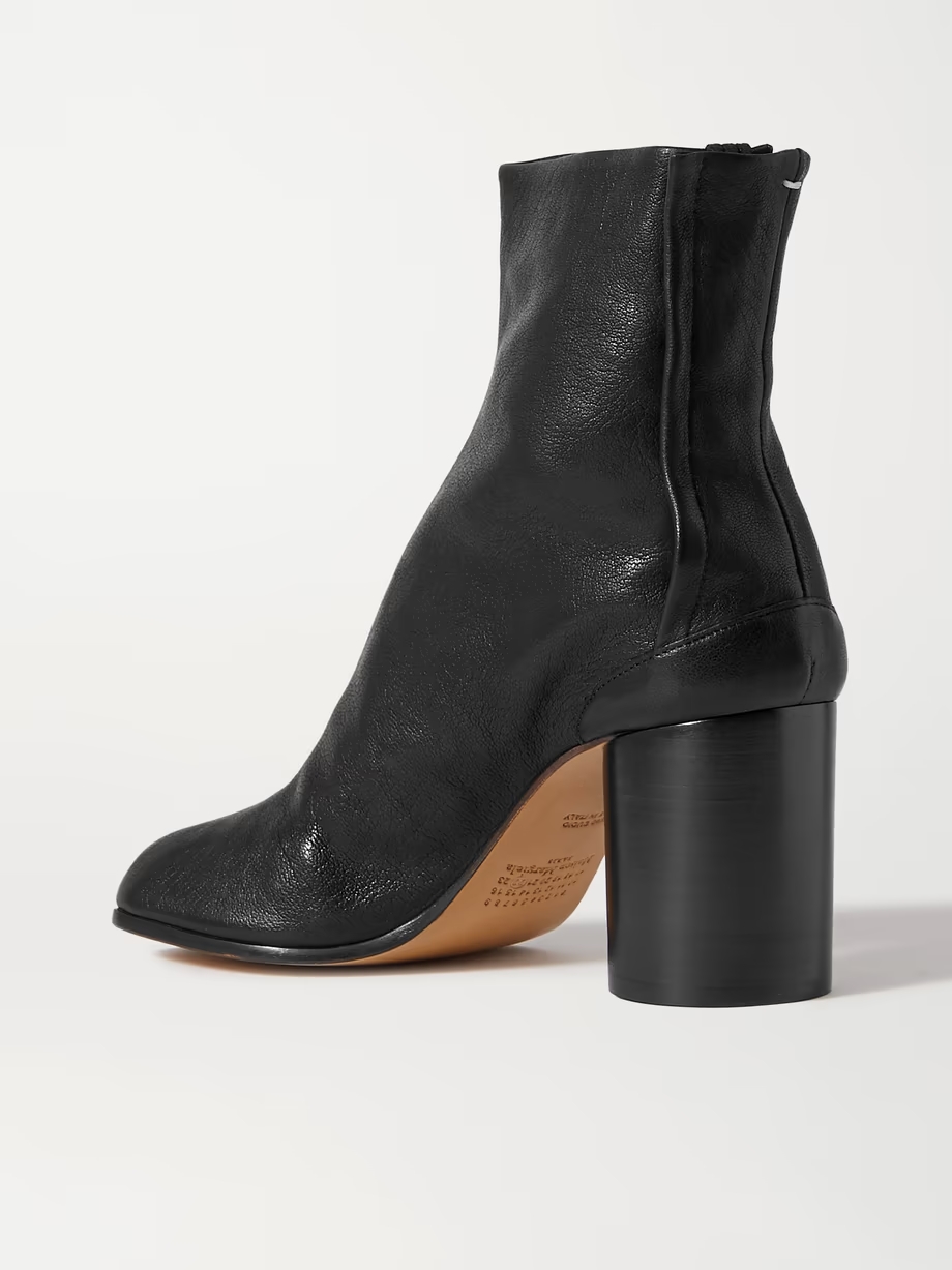 Tabi split-toe leather ankle boots