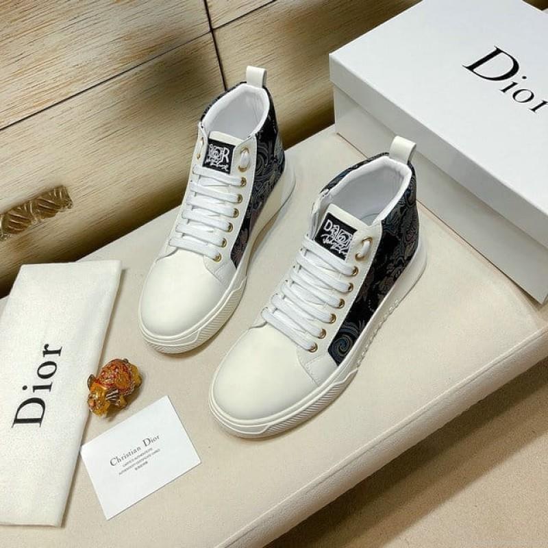 Dior High Cut Shoes Men 1217 Dior sz38-44 211220051-2 2colors