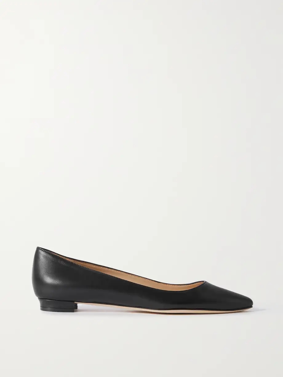 BB 10 leather point-toe flats