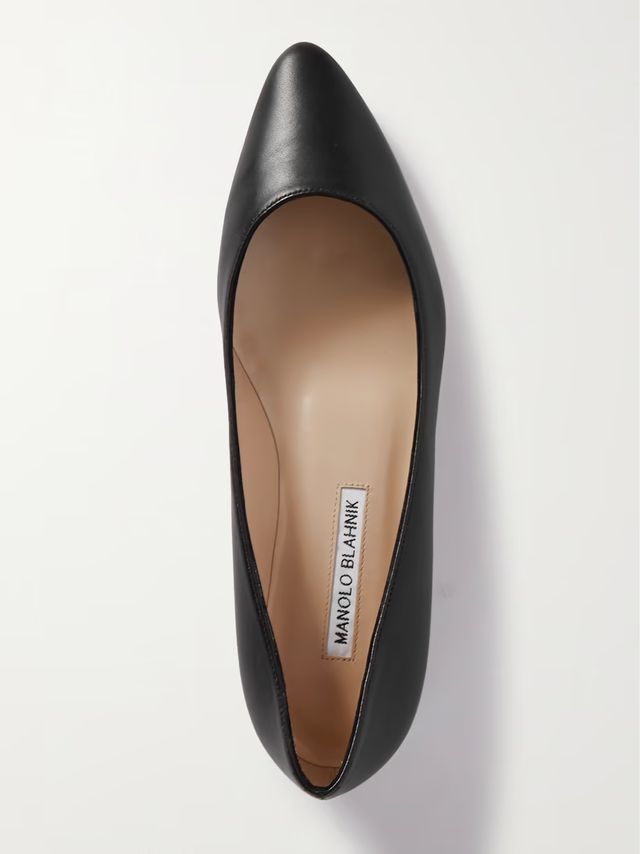 BB 10 leather point-toe flats