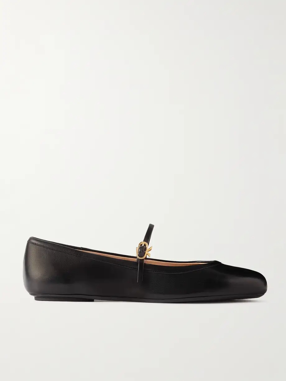 Carla leather Mary Jane ballet flats