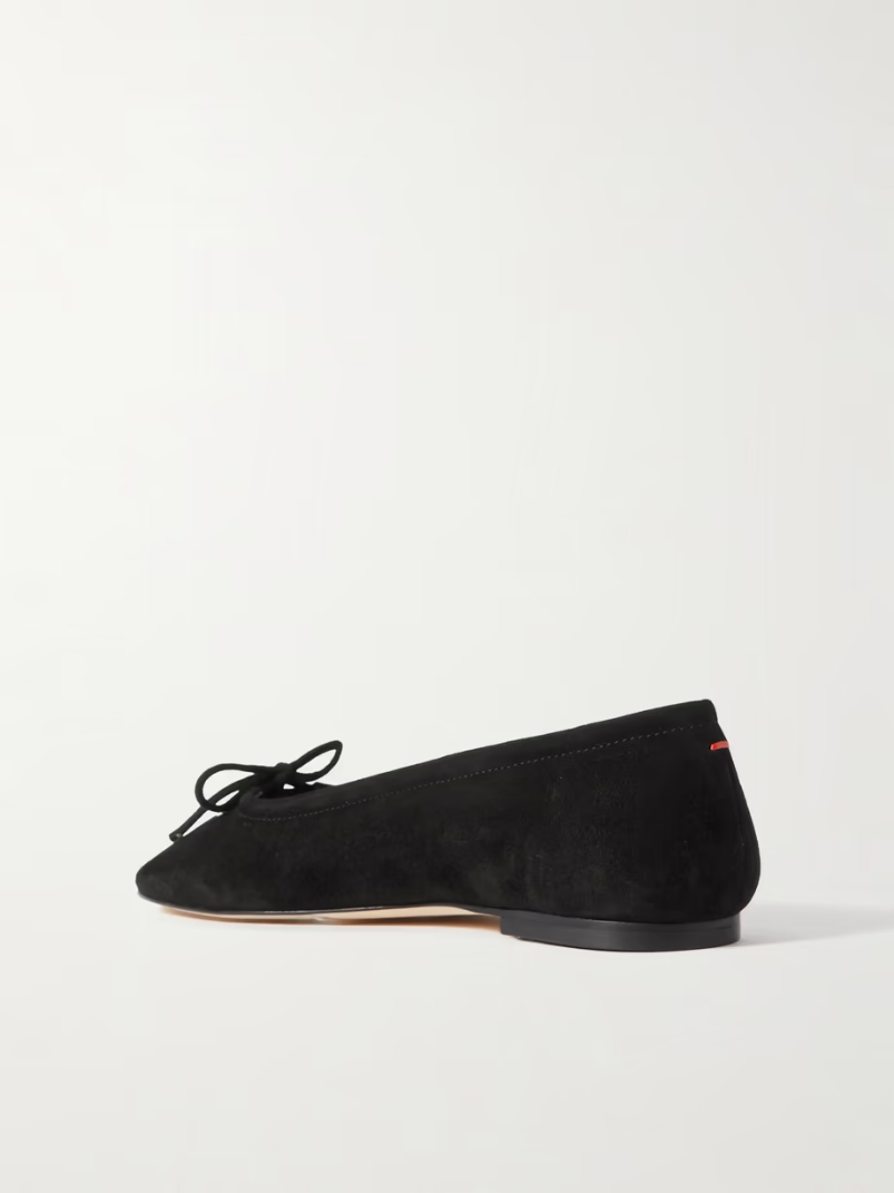 Delfina suede ballet flats