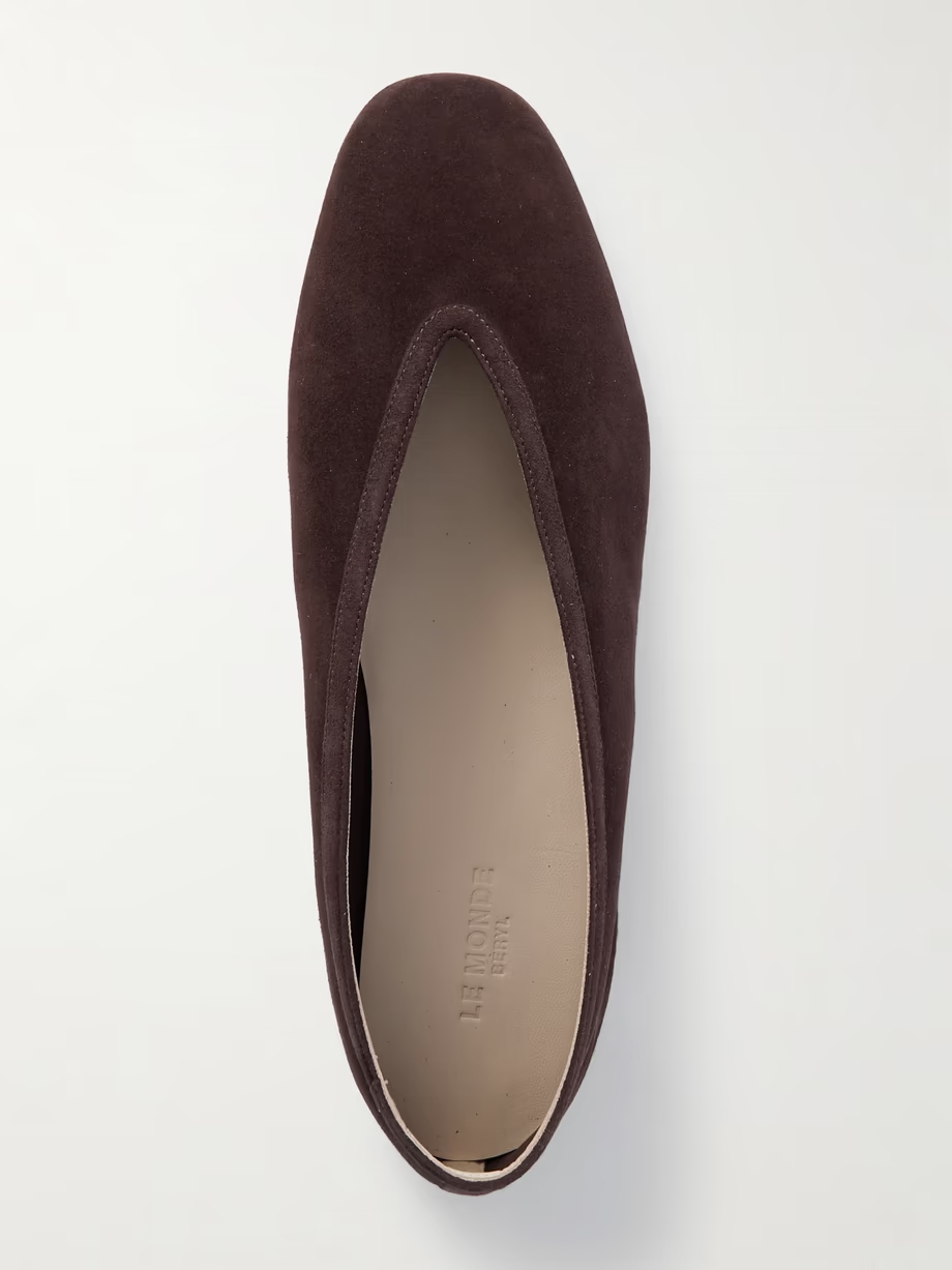 Luna suede ballet flats