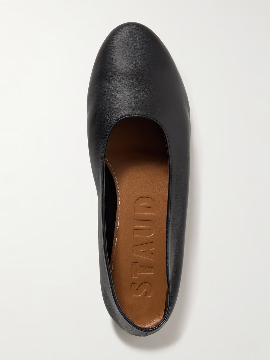 Alba leather ballet flats