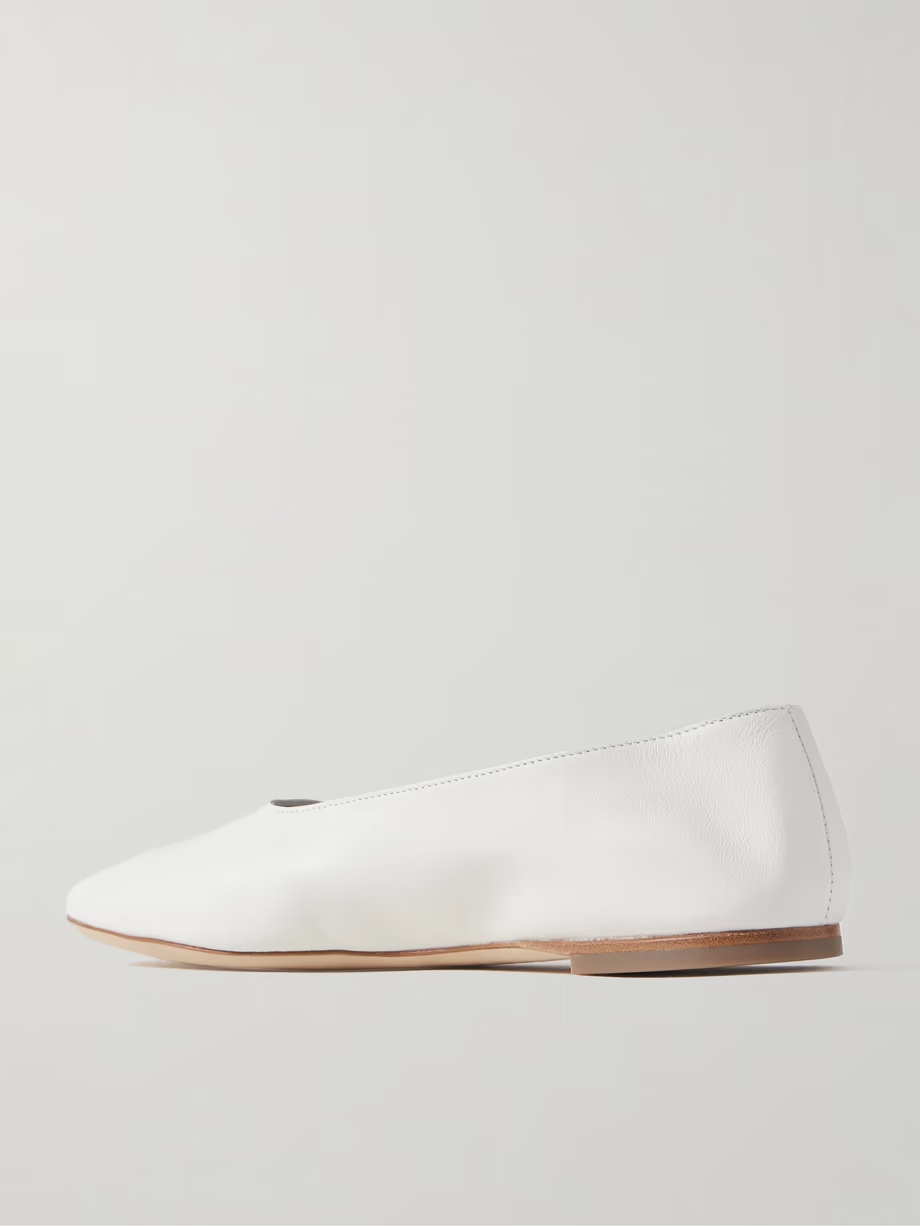 Alba leather ballet flats