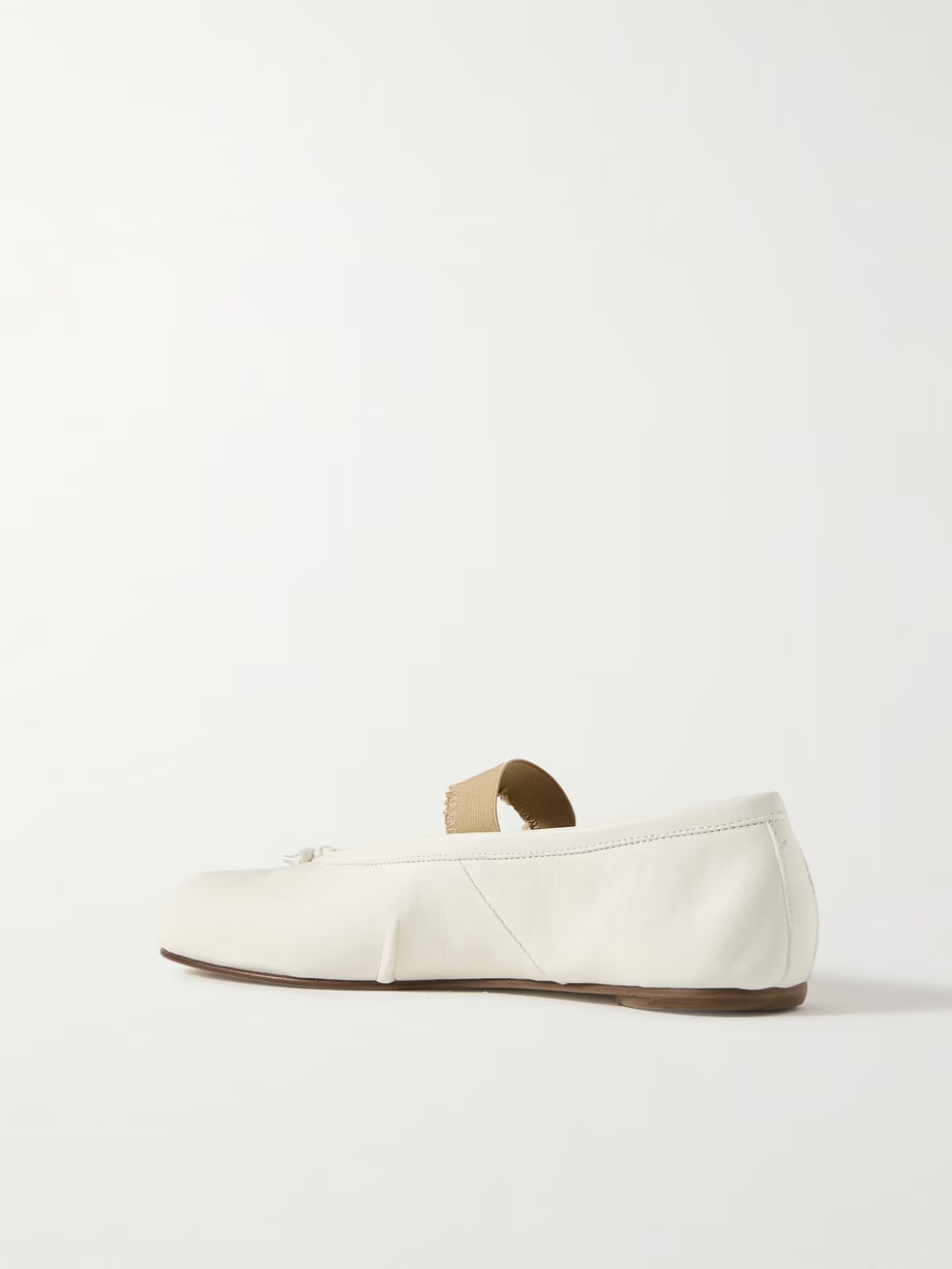 Tabi split-toe leather ballet flats