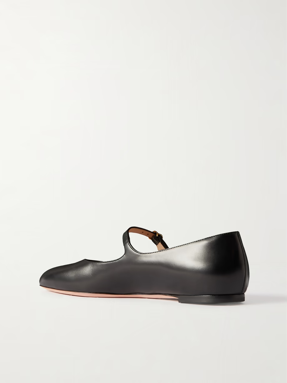 Banya leather Mary Jane ballet flats