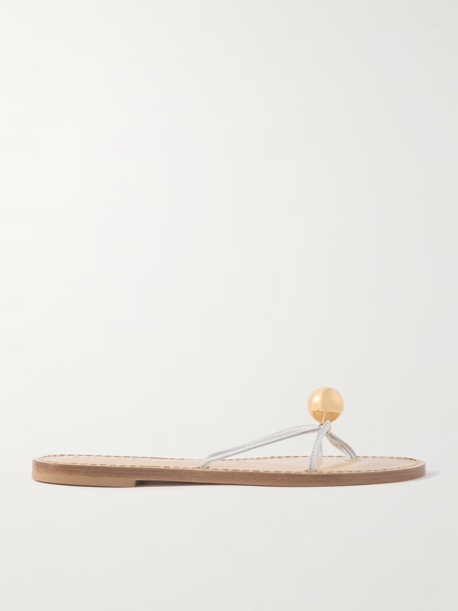 The Malawi embellished leather sandals