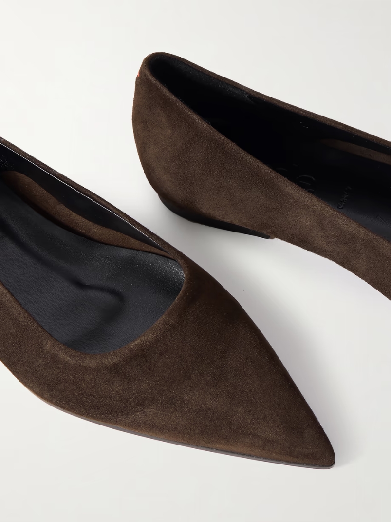 Cassy suede ballet flats