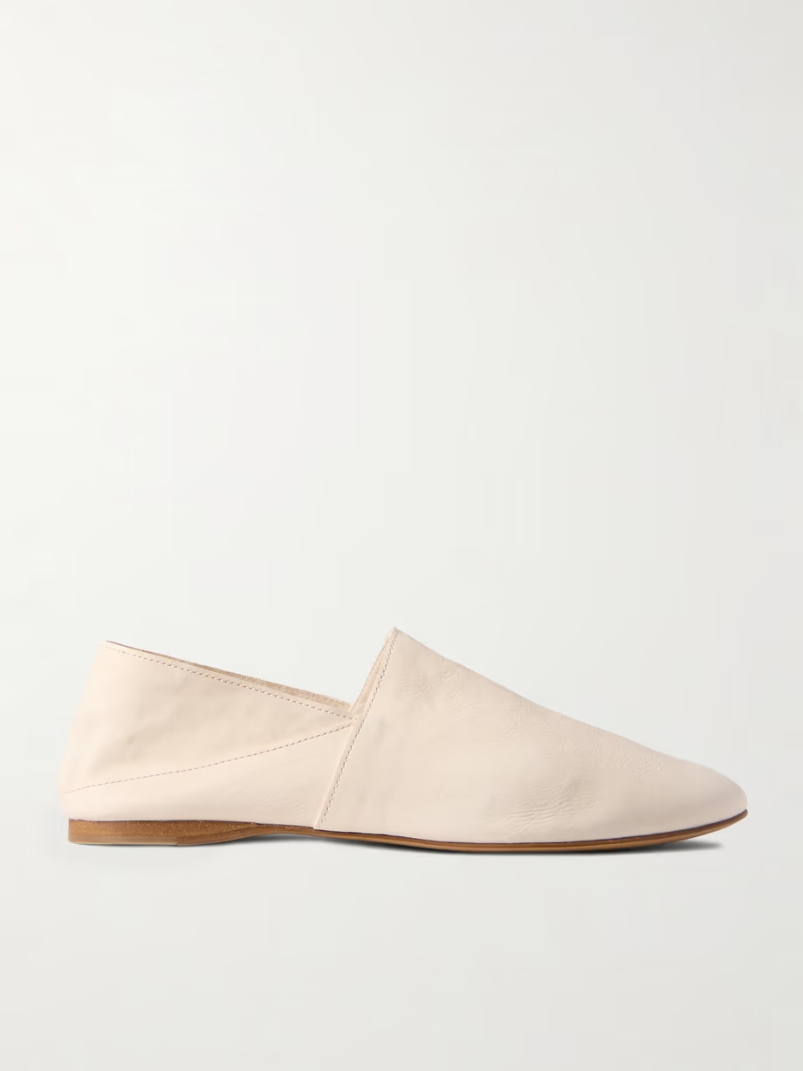 Pascale leather slippers