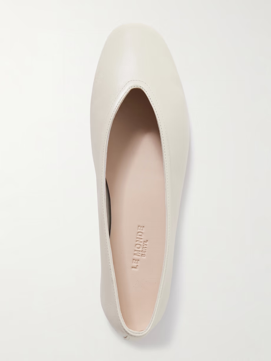 Luna leather ballet flats