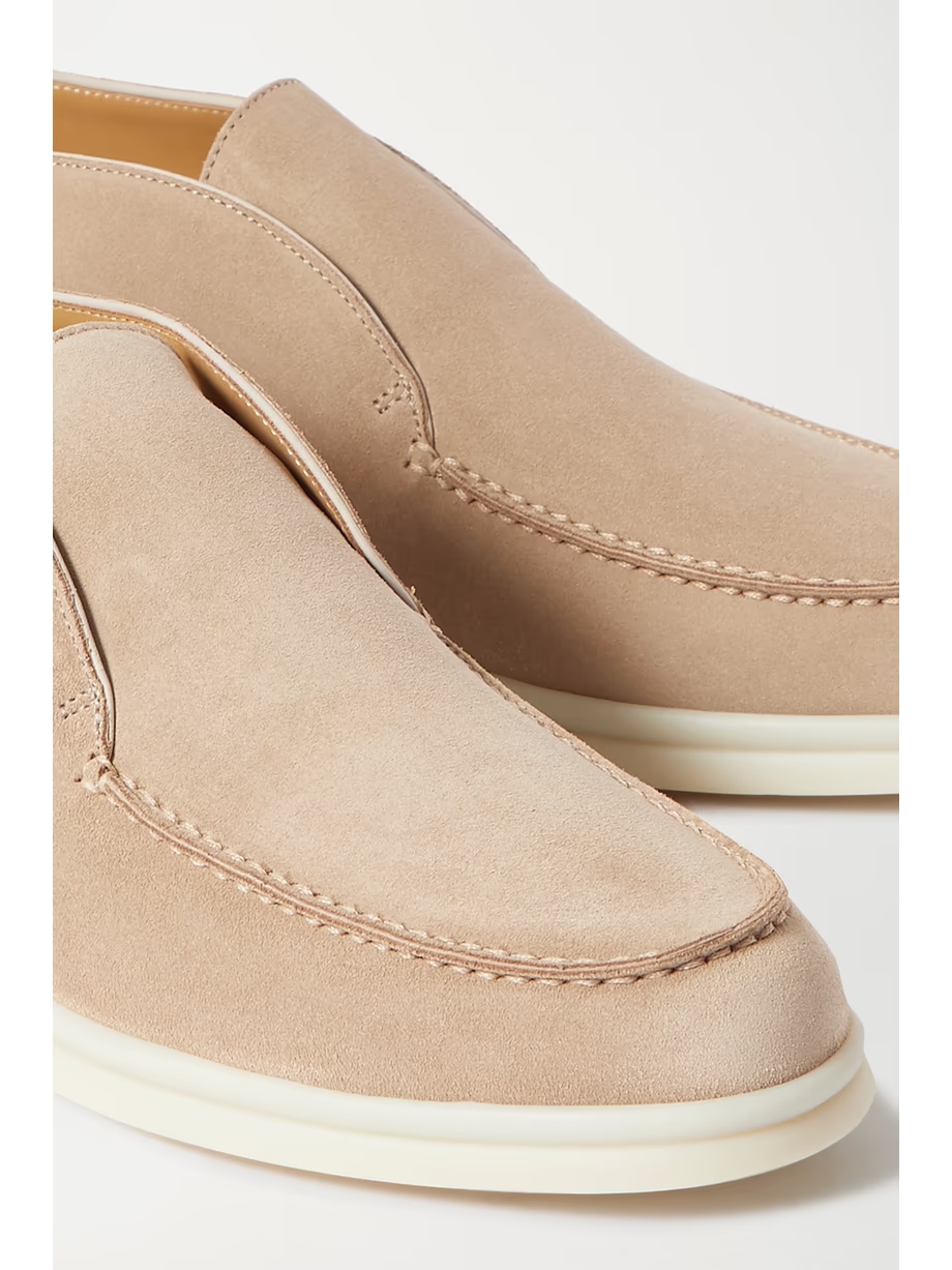 Open Walk suede loafers