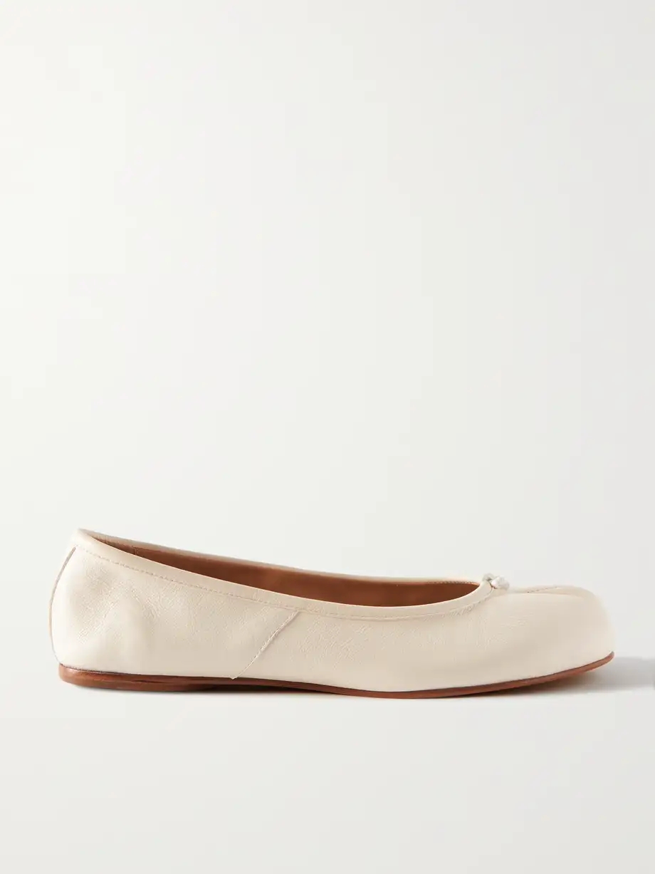 Tabi split-toe leather ballet flats