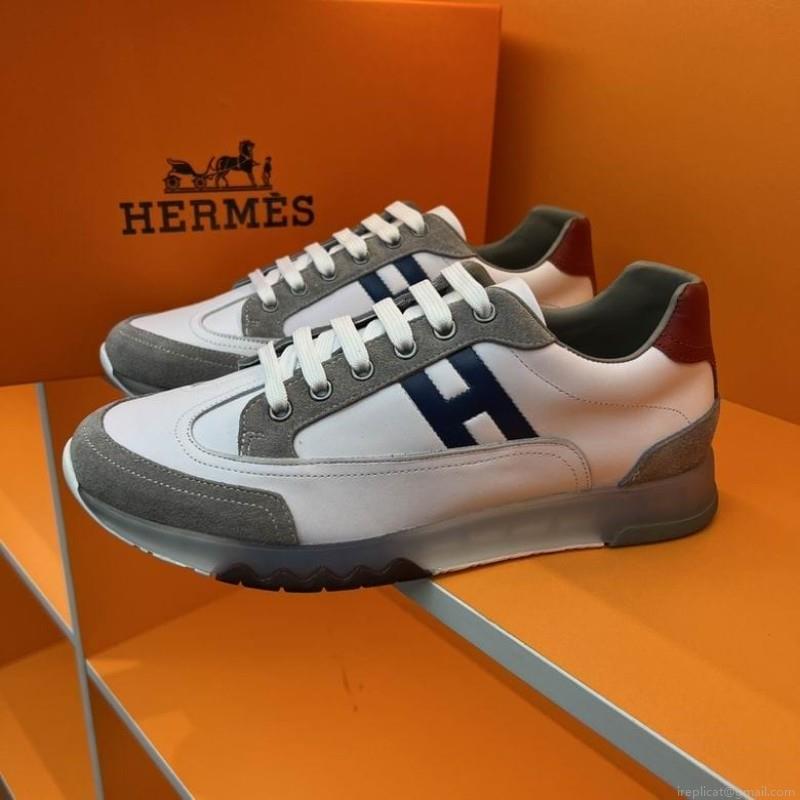 Hermes Low Cut Man 1217 Hermes sz38-46 6C n0906