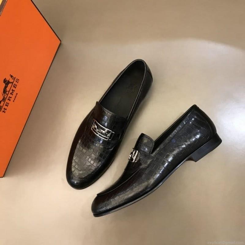 Hermes Men Leather 1219 22530010 SZ 38-44