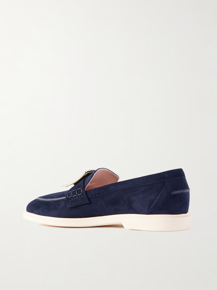 Summer suede loafers