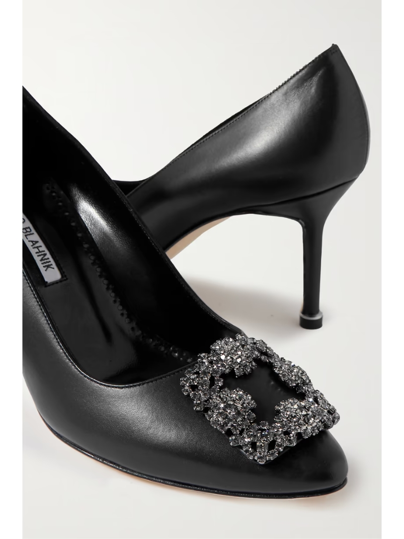 Hangisi 70 embellished leather pumps