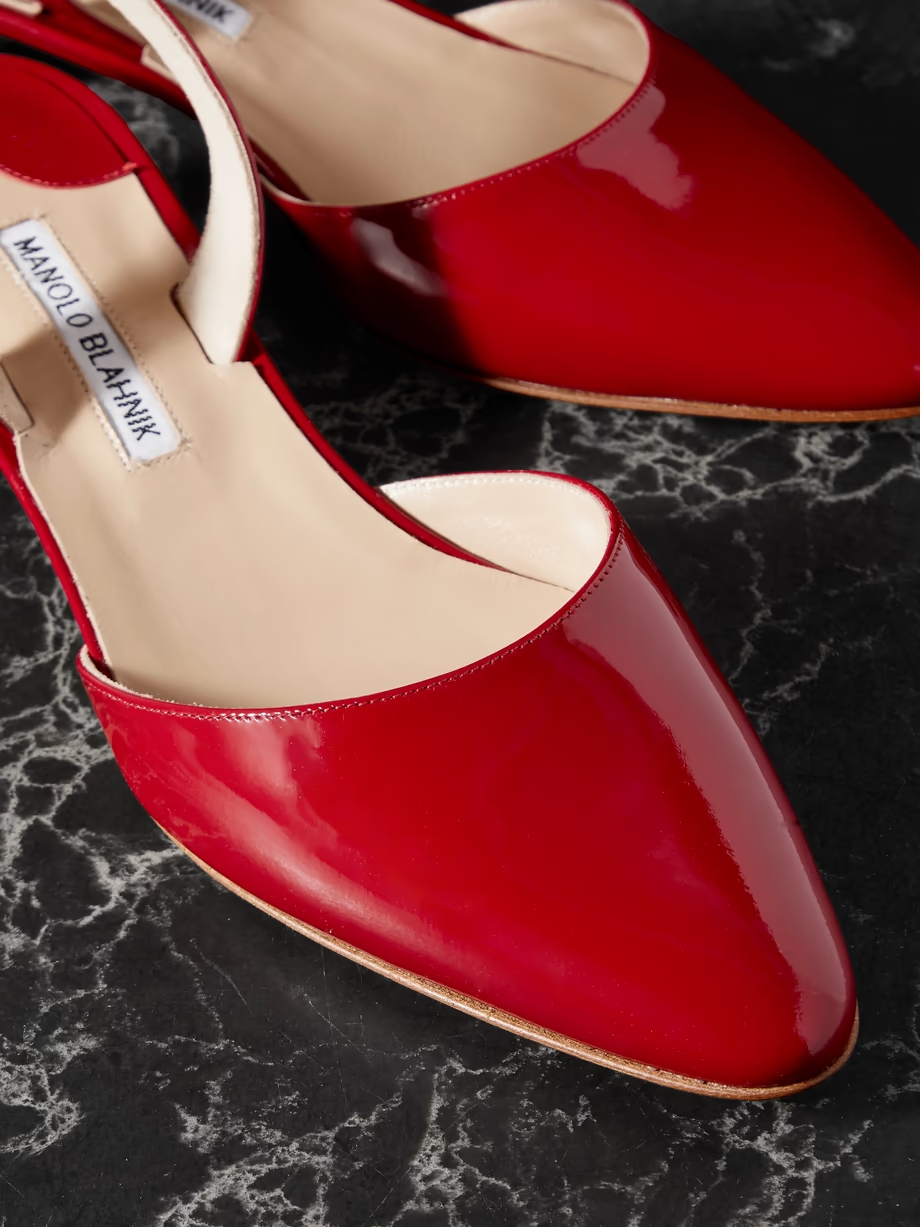 Aspro 30 patent-leather pumps