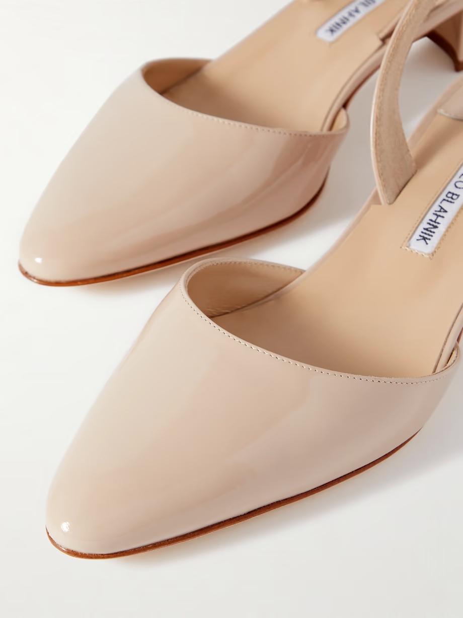 Aspro 30 patent-leather pumps