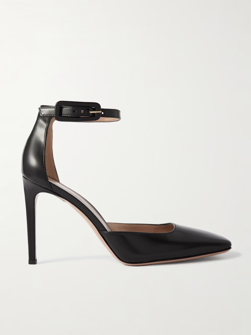 Tokio glossed-leather pumps