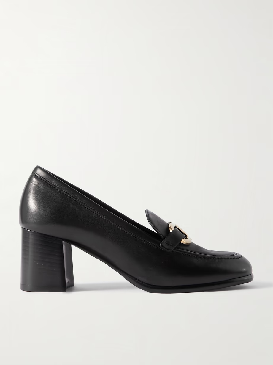 Marlena embellished leather loafers