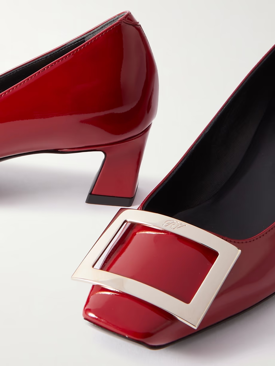 Trompette patent-leather pumps