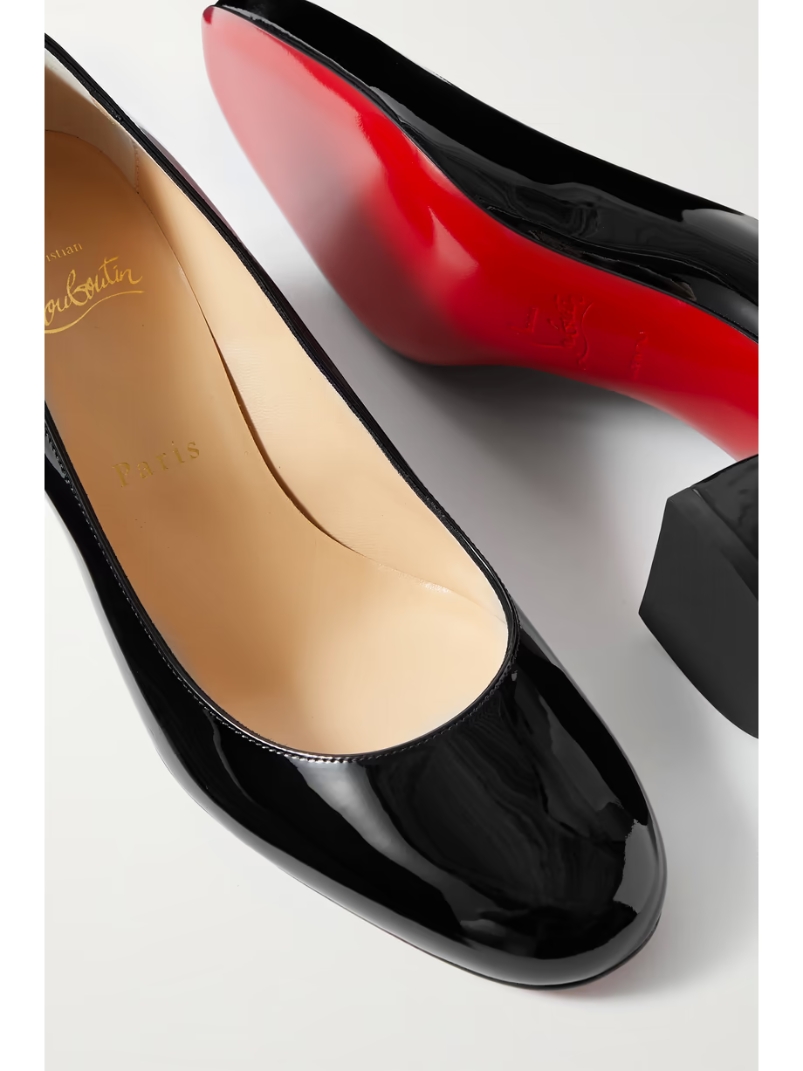 Miss Sab 55 patent-leather pumps