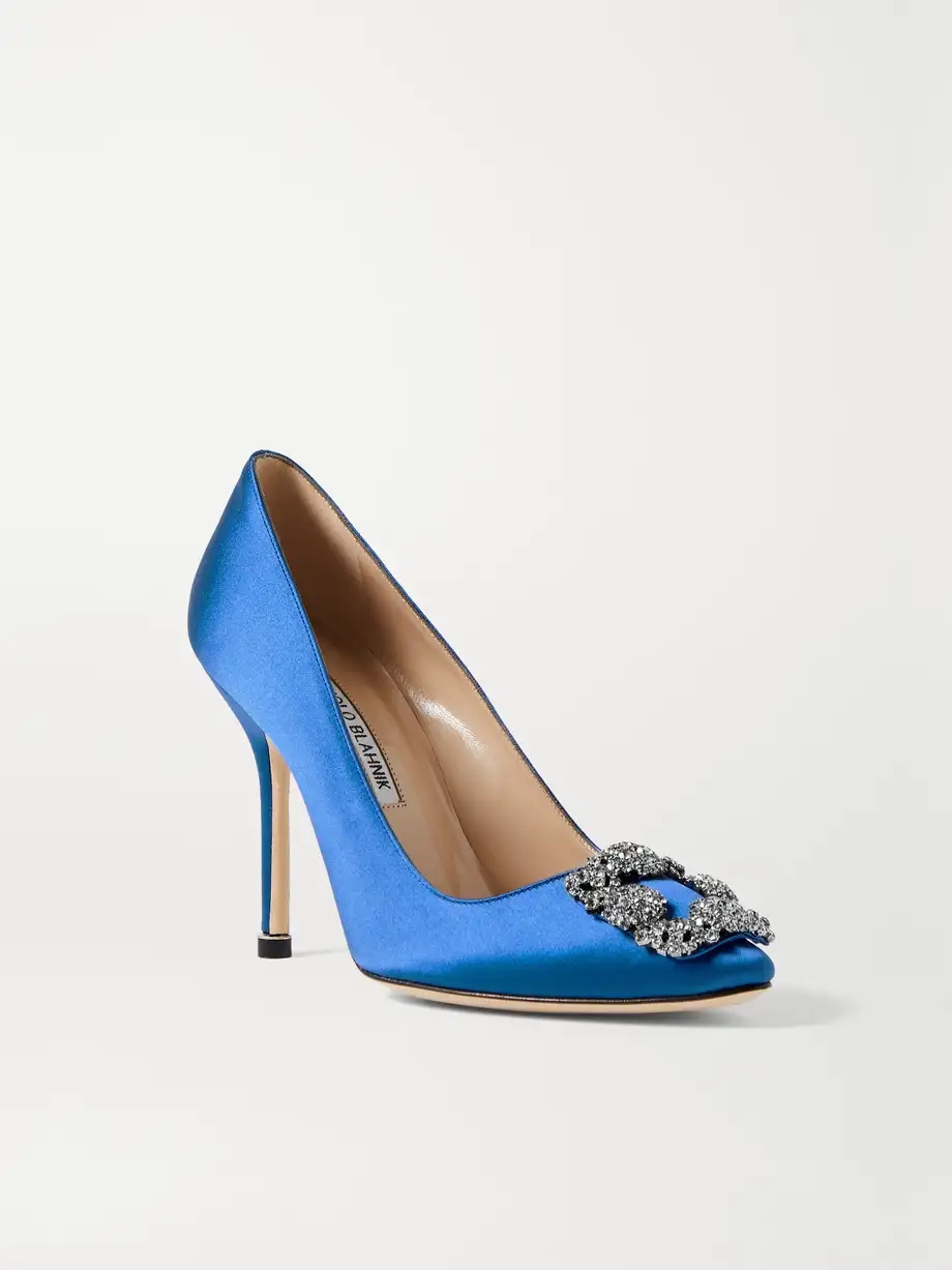 Hangisi 105 embellished satin pumps