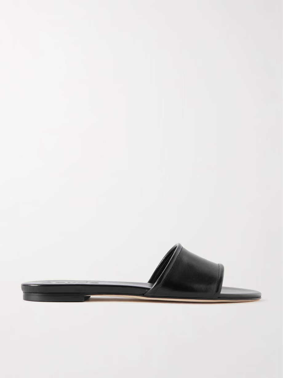 Sumi leather slides