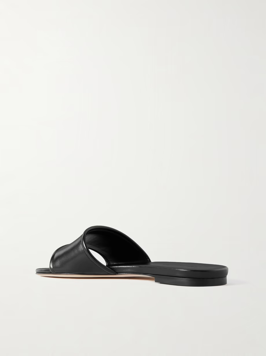 Sumi leather slides