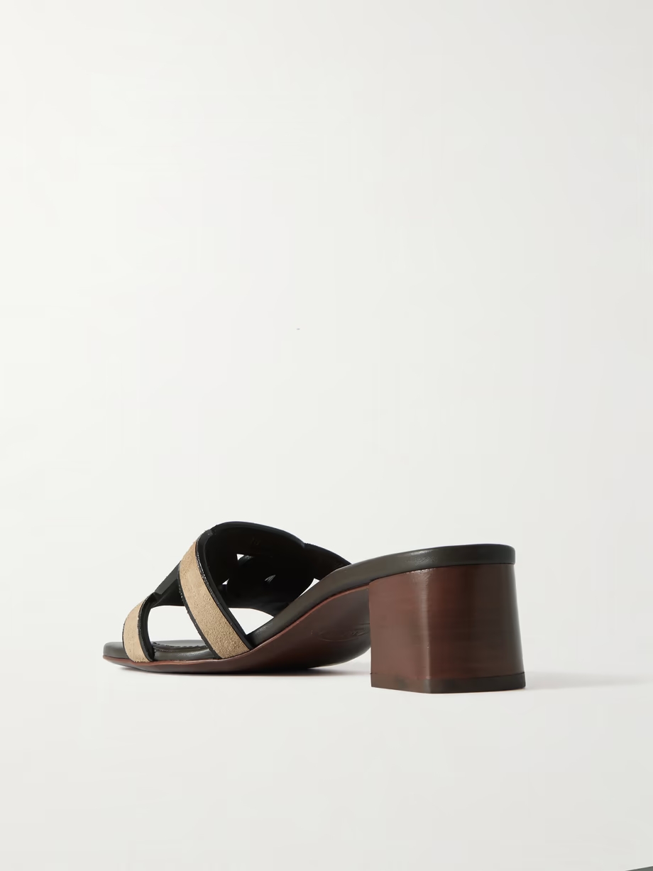 Suede sandals