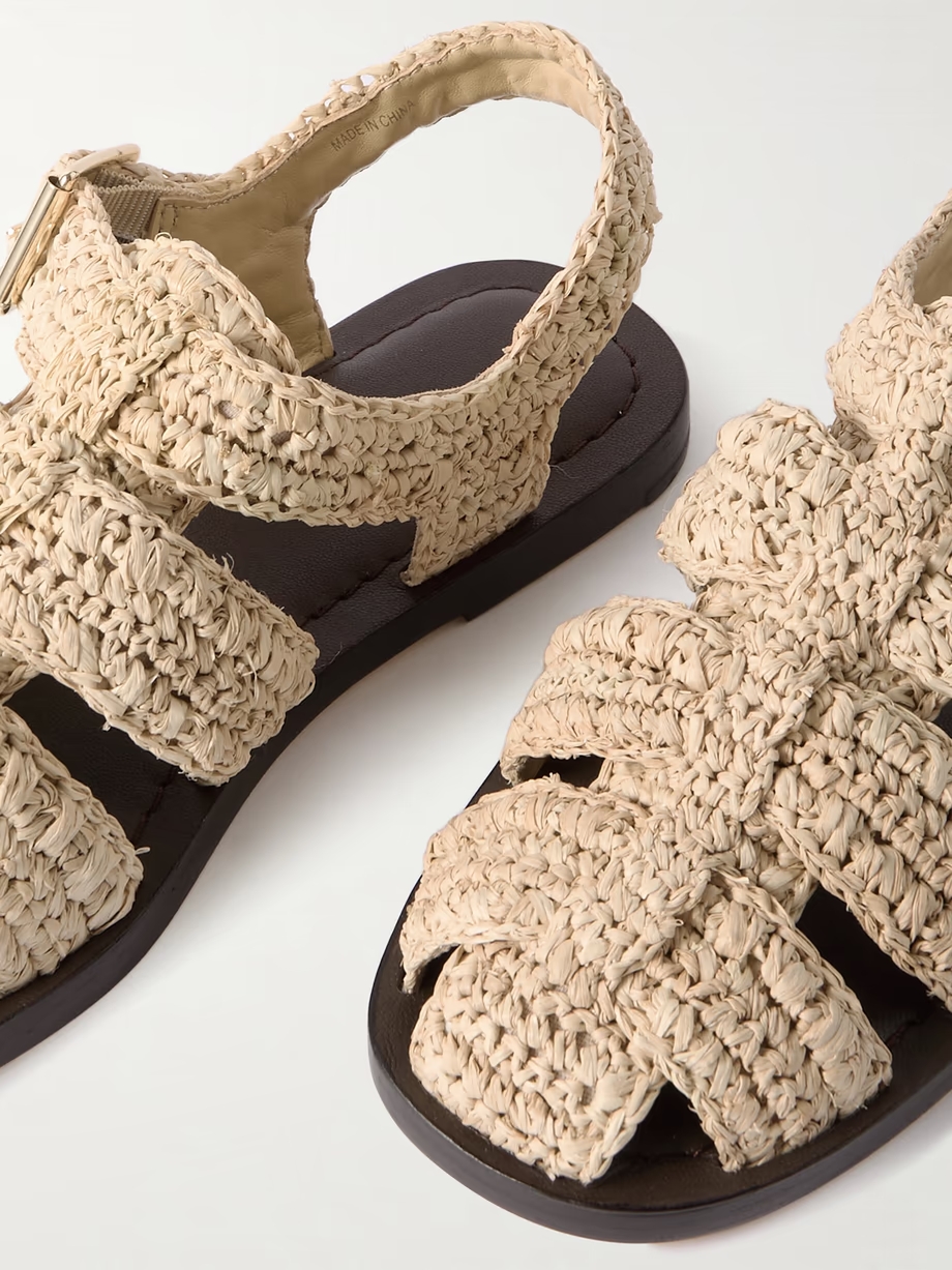 Sawer raffia sandals