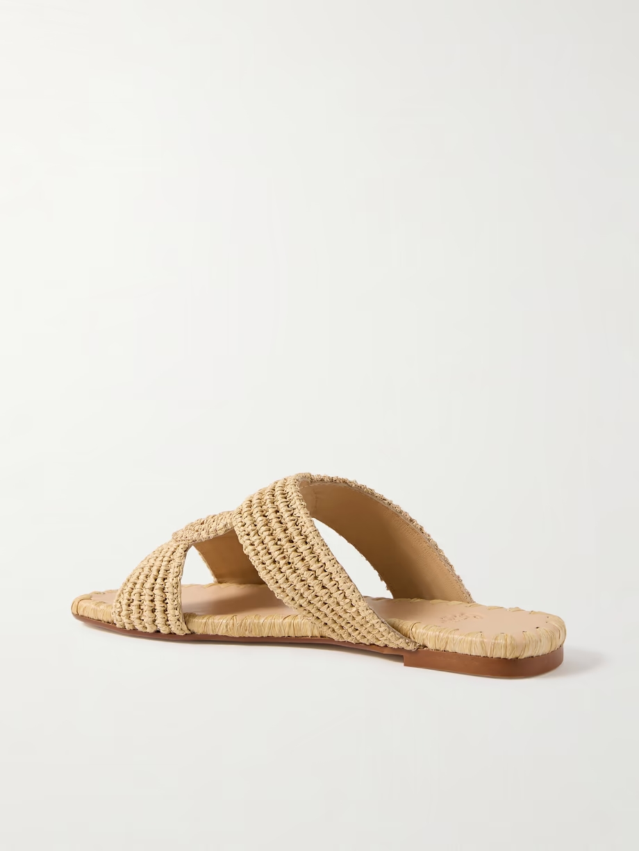 Prado raffia slides