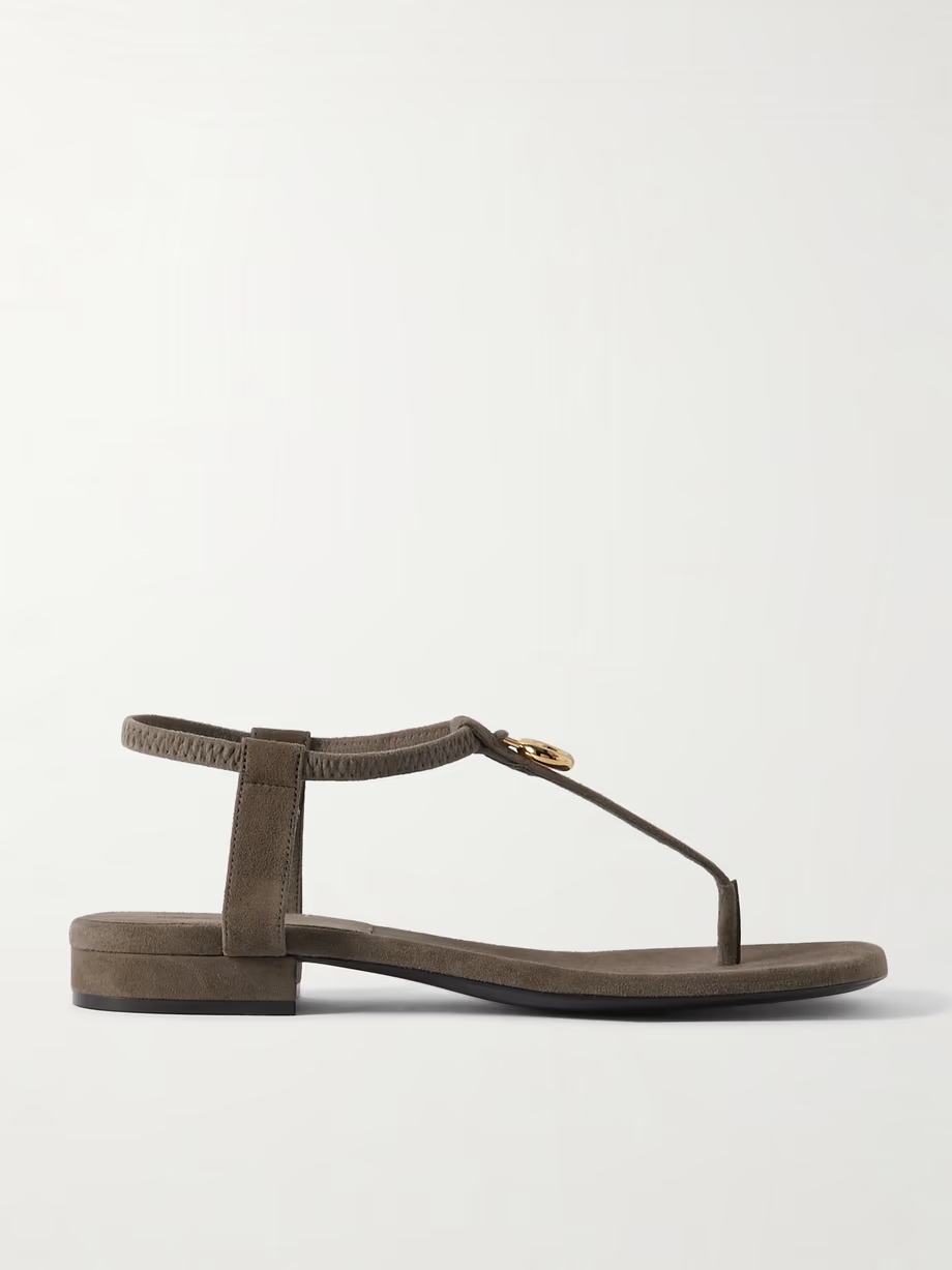 Mindil embellished suede sandals