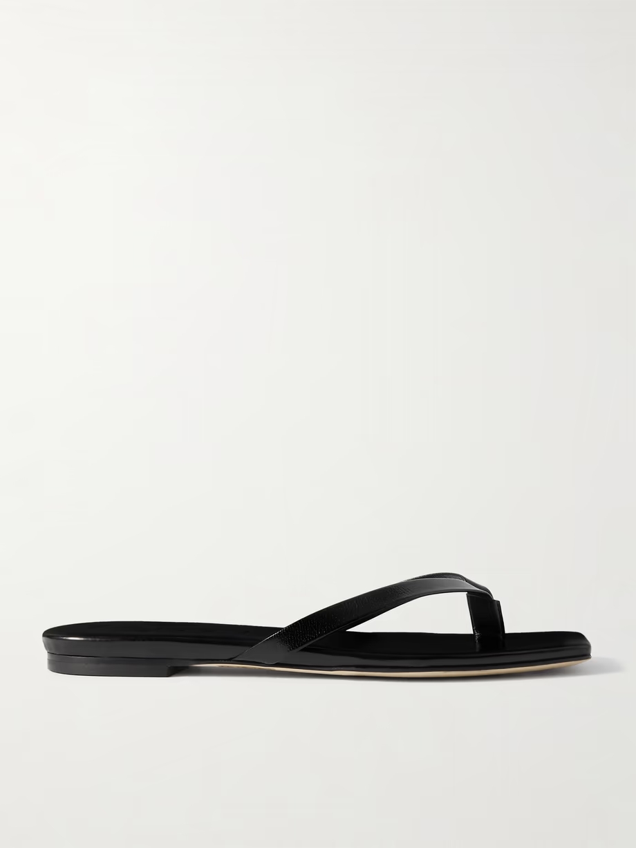 Renee leather flip flops