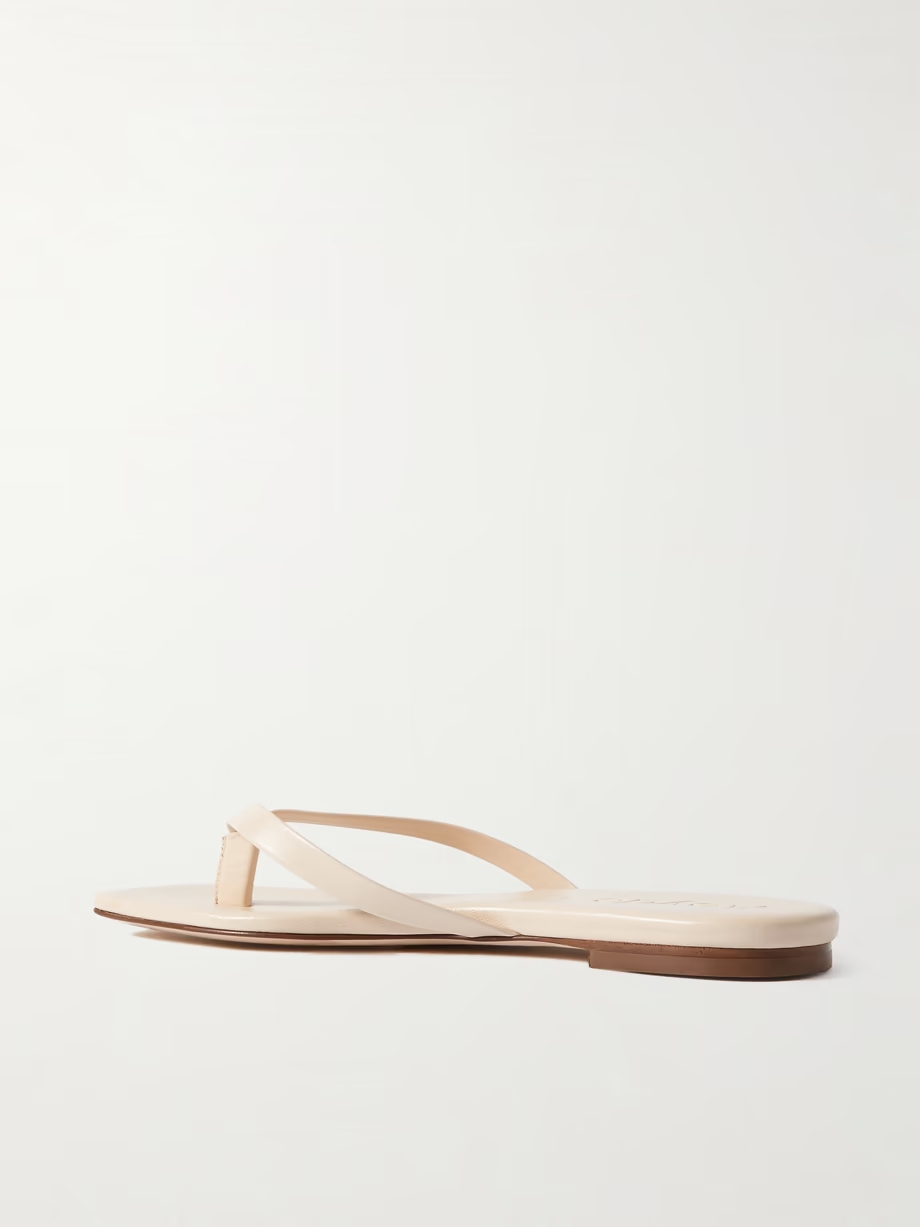 Renee leather flip flops