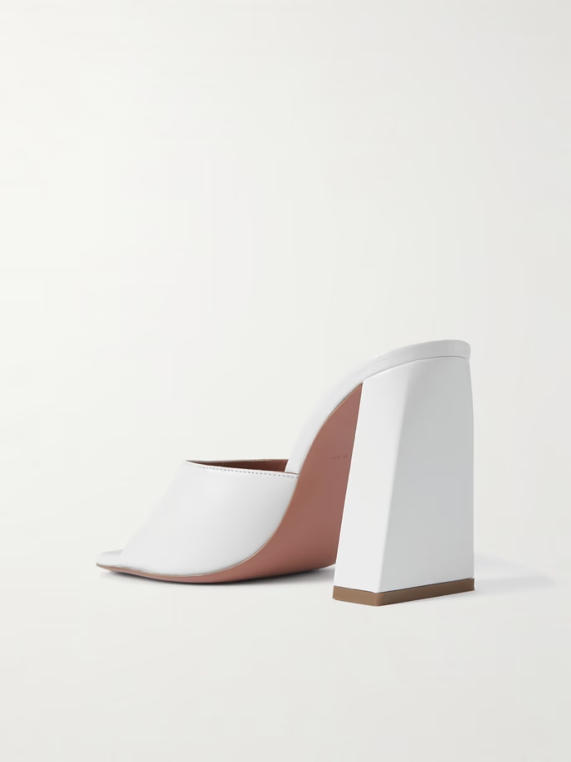 Brigitte leather mules