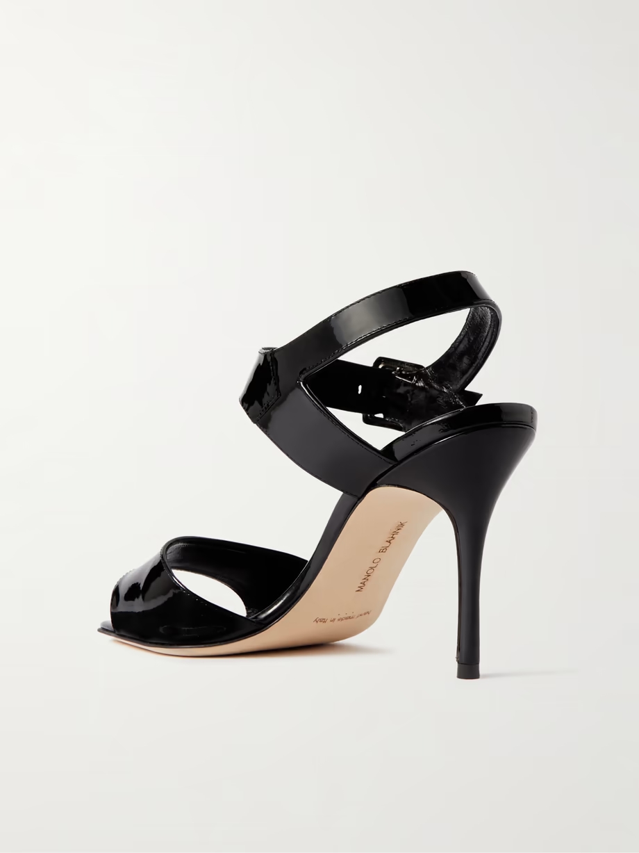 Fairu 90 patent-leather sandals