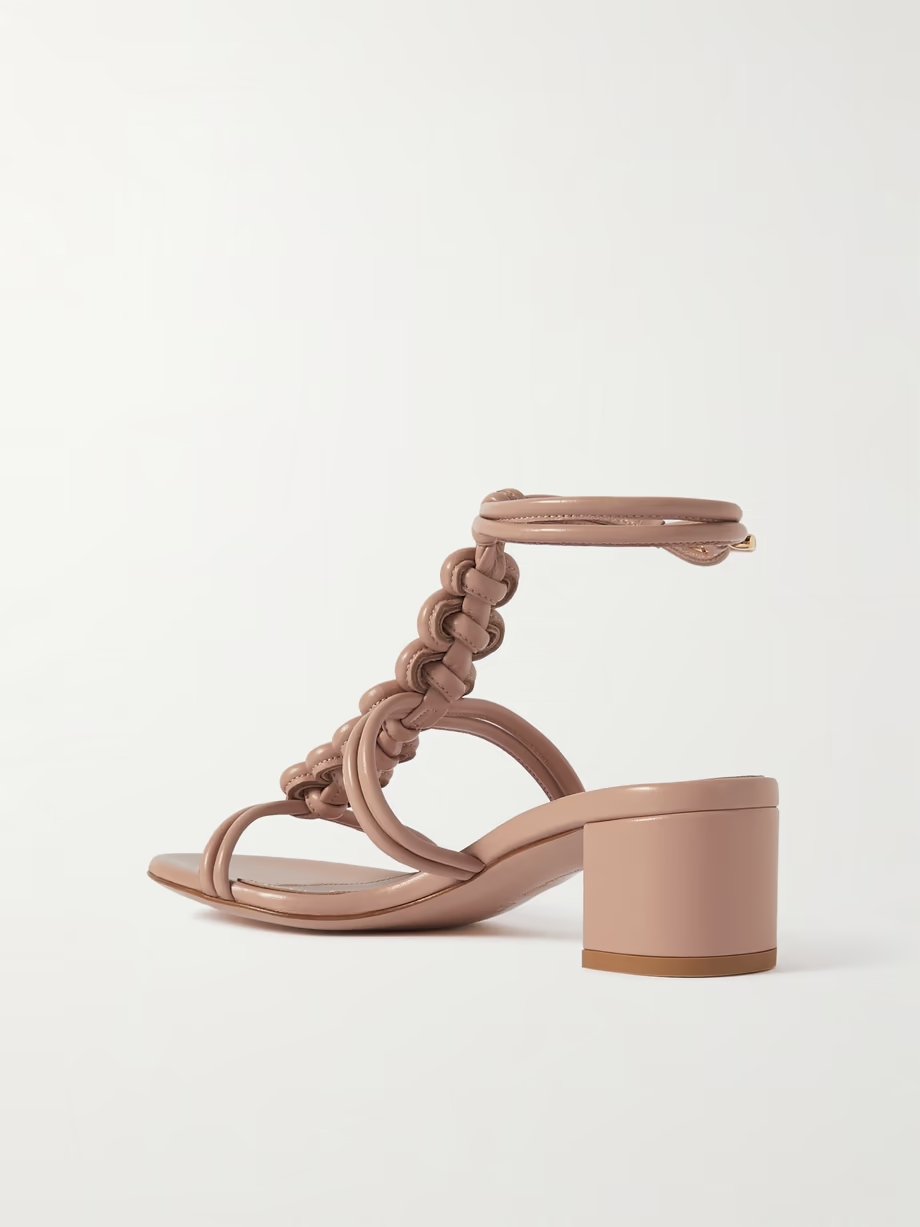 45 woven leather sandals