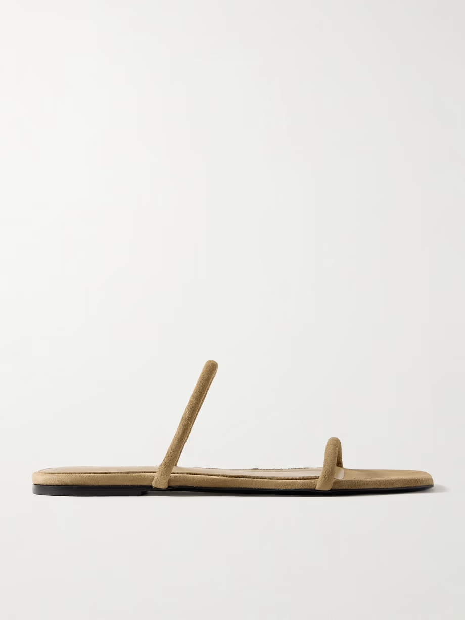 The Minimalist suede sandals