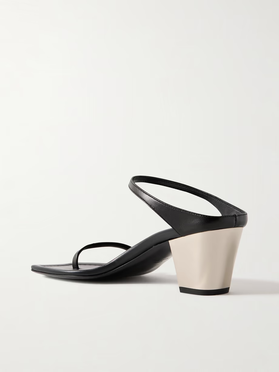 The City leather mules